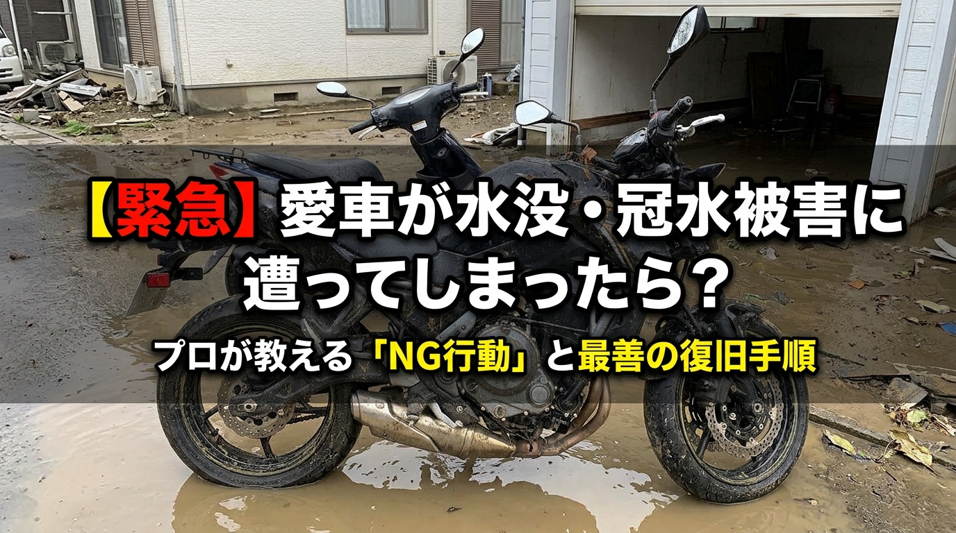 【緊急】愛車が水没・冠水被害に遭ってしまったら？プロが教える「NG行動」と最善の復旧手順